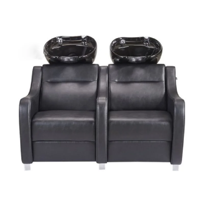 Wanghong European shampoo chair electric head massage back wash hair white shampoo chair for salon equipment