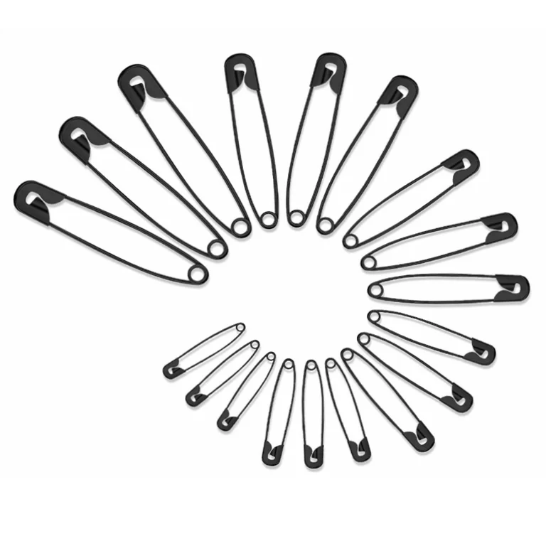 The Black Color Safety Pins with Different Size  for  for Clothes Home School Office Sewing Craft and Arts Pinning