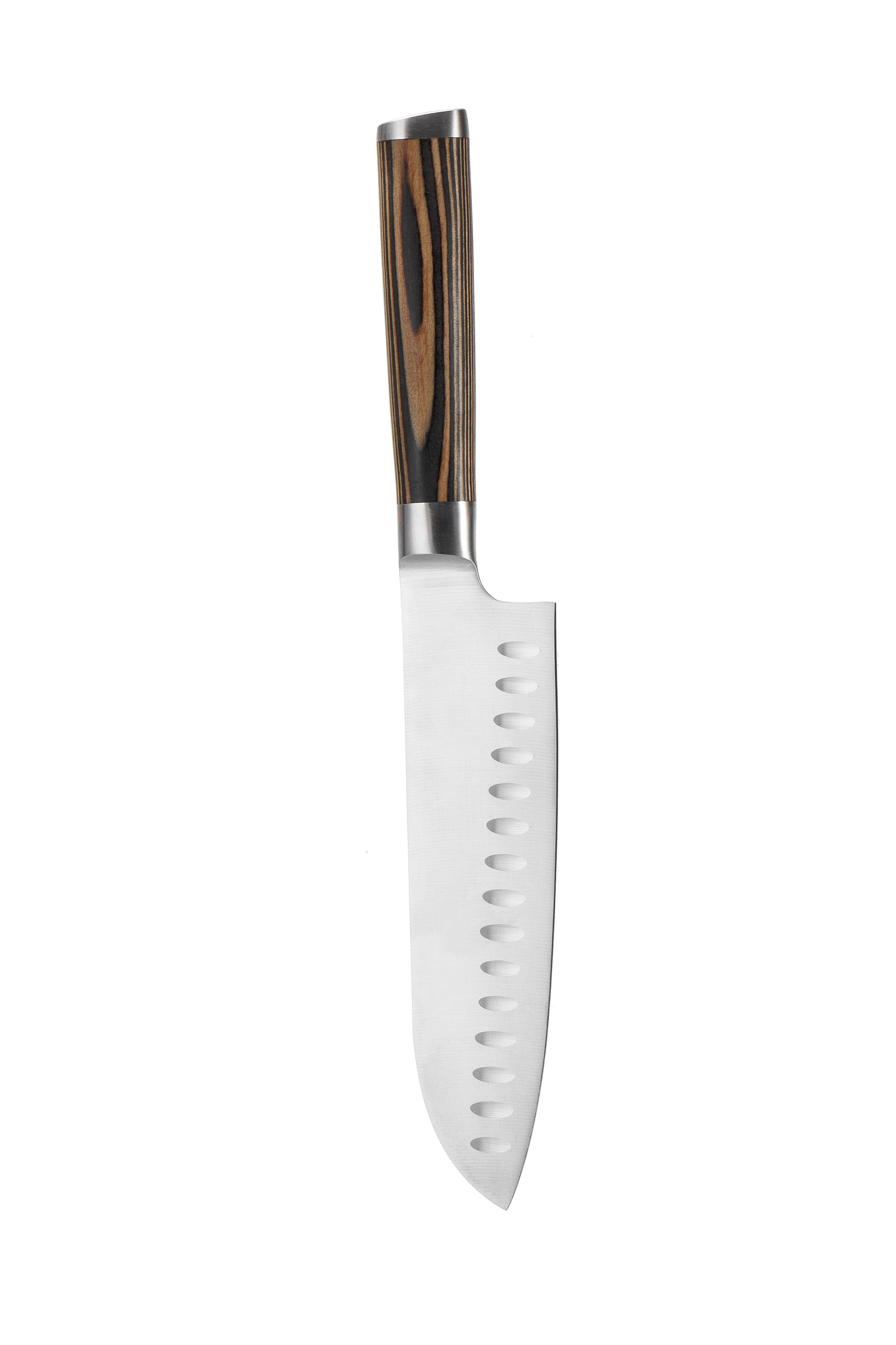 Professional High Quality Stainless Steel Chef Knife Set with Pakka Wood Handle Kitchen Knives Set