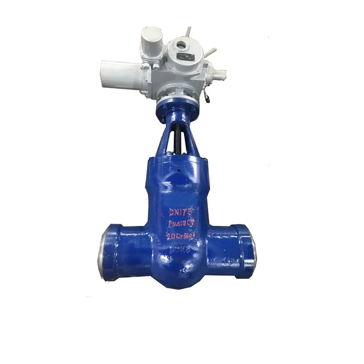 Spur gear driven welded gate valve Bevel gear driven welded gate valve