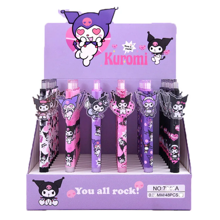 Cartoon Library Press Neutral Pen Cute Press Water Pen Student Learning Stationery Supplies Cute Signature Pen