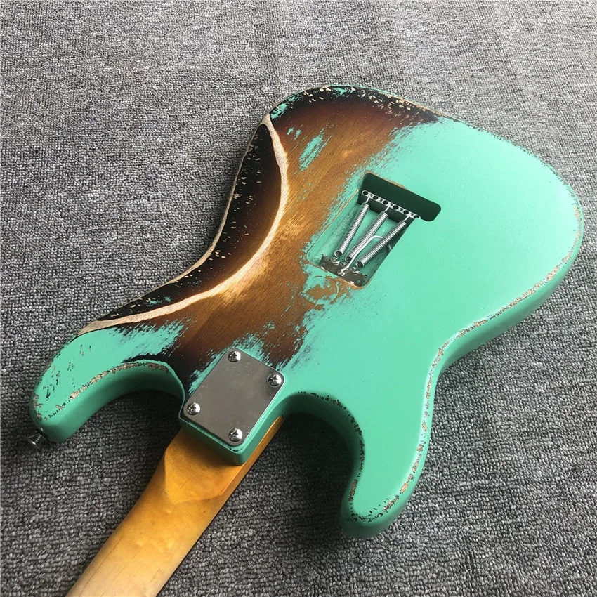 Heavy Relic vintage OEM custom for sale hand made rosewood fretboard electric guitar guitare guiter guitarra gitar guitars