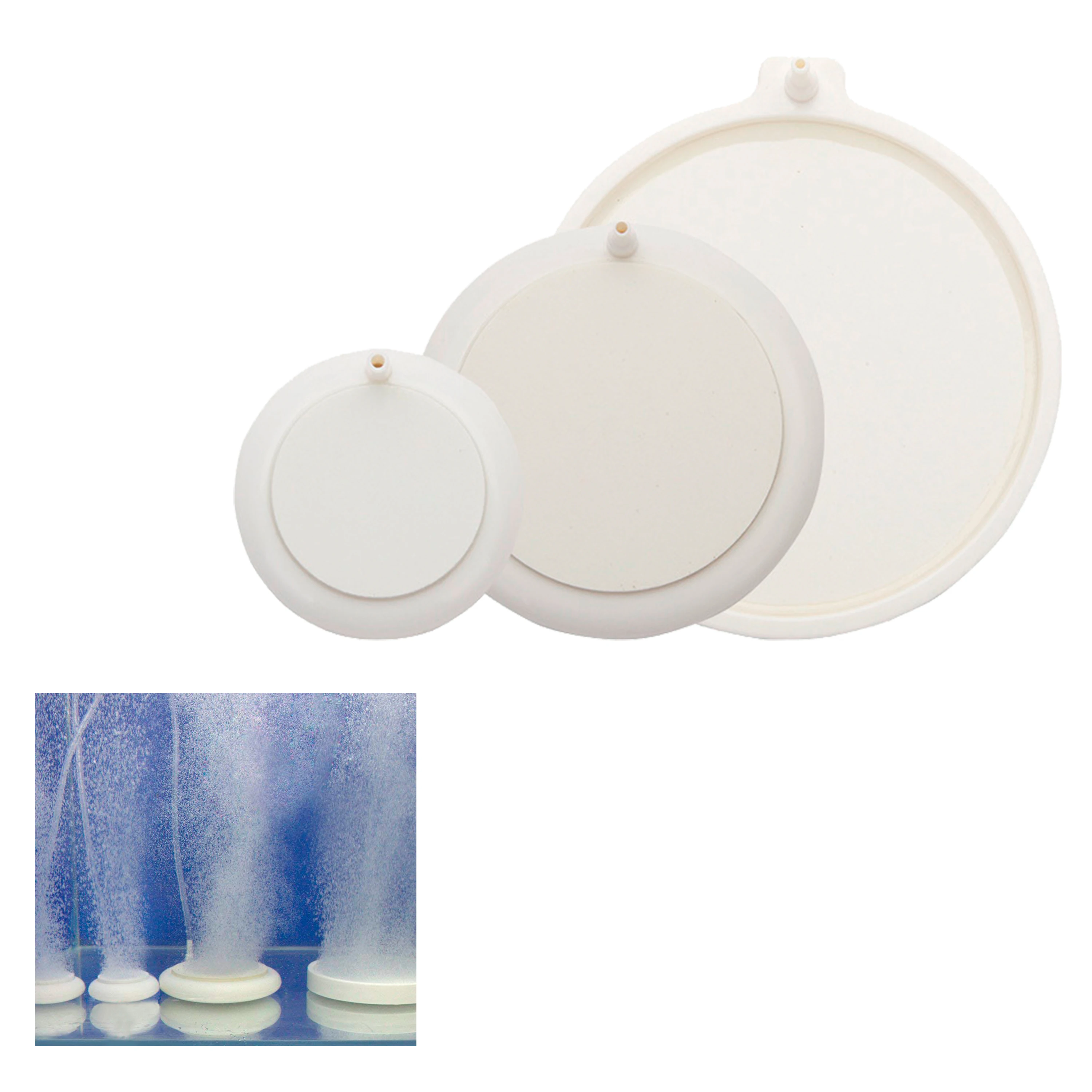Wholesale Cheap Price Fish Tank Pond Aquarium Oxygen Pump 230mm Bubble Air Stone Nano Round Air Bubble Stone Disk