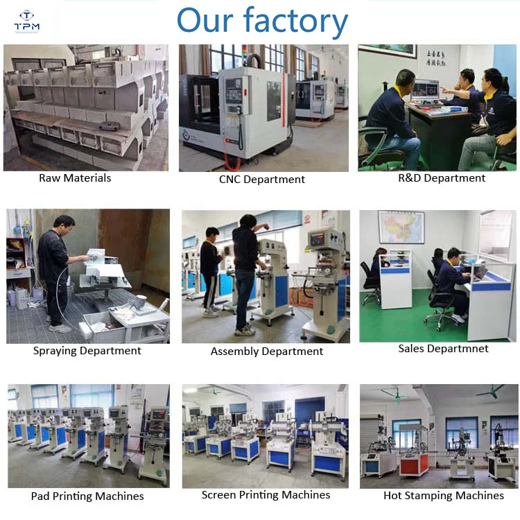 Semi auto pneumatic plastic round for big plate dish hot foil stamping machine