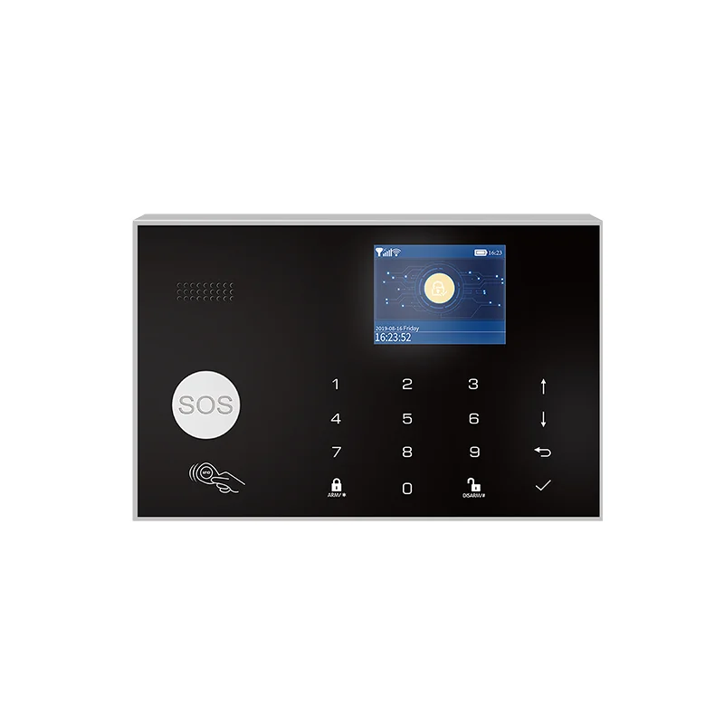 Tuya Smart WIFI 3G/4G GSM Wired Wireless Home Security Alarm System with Google Alexa IP Camera for Home Burglar