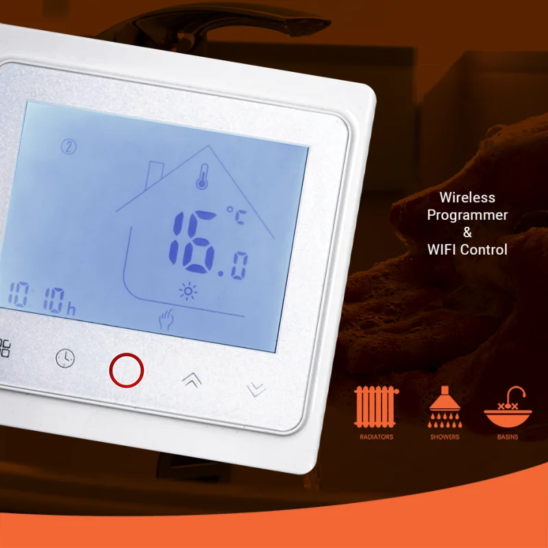 Электрический настенный комбинированный котел для подогрева пола, горячая вода, Электрический котел для обогрева радиатора