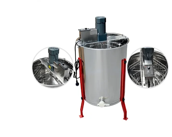 Wholesale price Electric beekeeping centrifugal honey use for  4 frame honey extractor