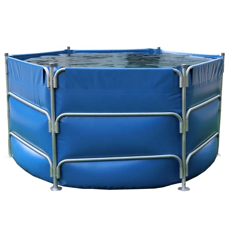 Высококачественный складной ПВХ-холст для аквакультуры большой аквариум рыбного хозяйства брезентовый пруд