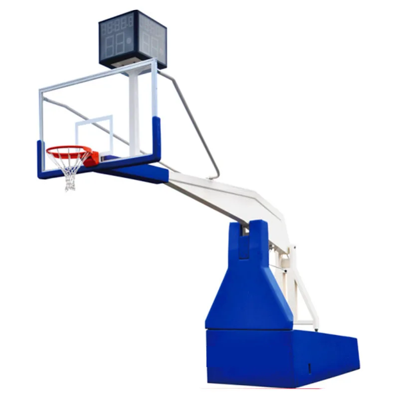 Professional Basketball Equipment Electric Hydraulic Basketball Stand/Hoop for Sale