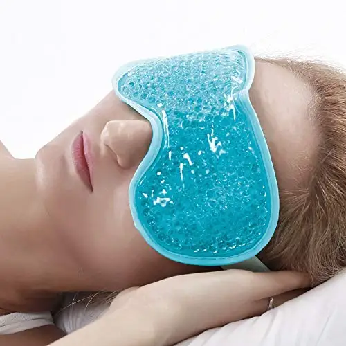 Hot Cold custom cool gel eyes mask hydrogel sleeping eye mask gel cool eye mask with ice gel