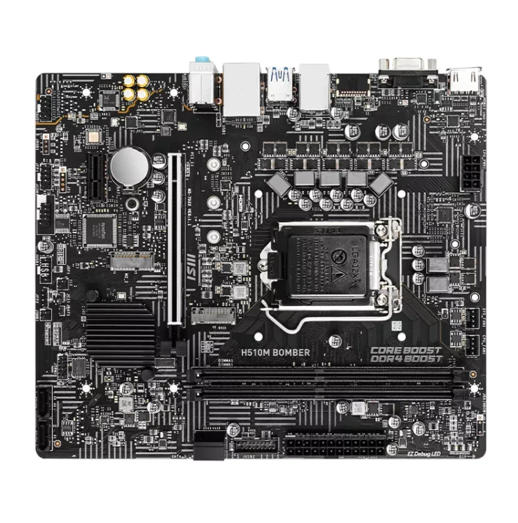 Настольный компьютер B460/H510/B560, конкурентоспособная игра MSI, материнская плата десятого и десятого поколения H510M BOMBER