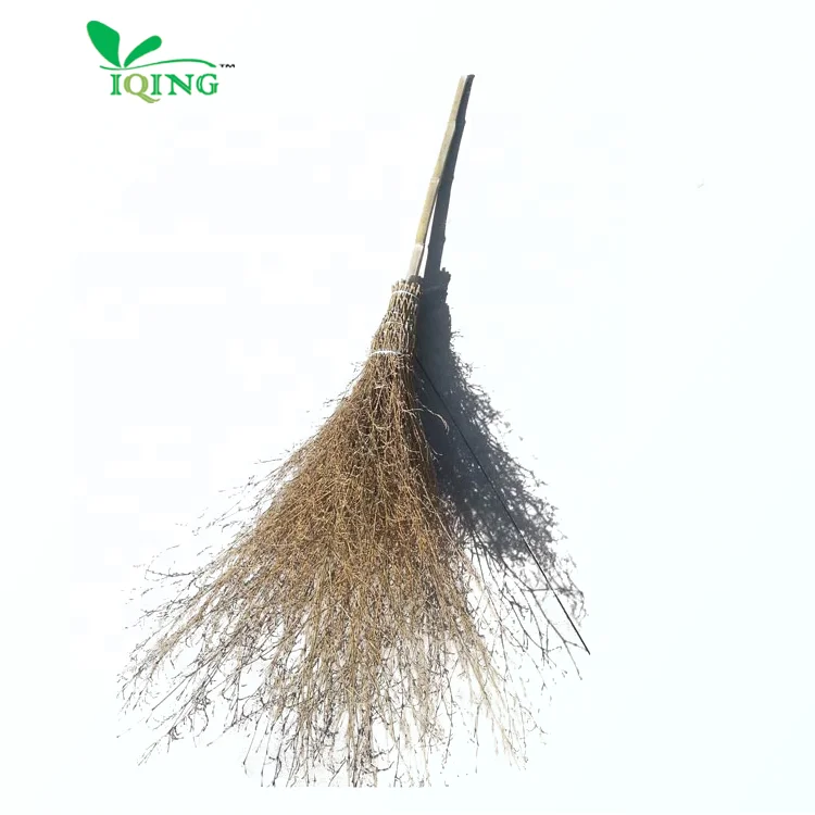 Broom suppliers provide a large number of outdoor cleaning long-handled bamboo brooms