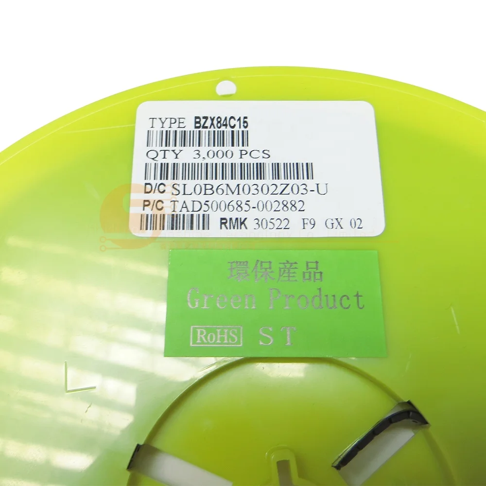 Диод Зенера BZX84C15V SOT23 15V BZX84C15VLT1G 15V