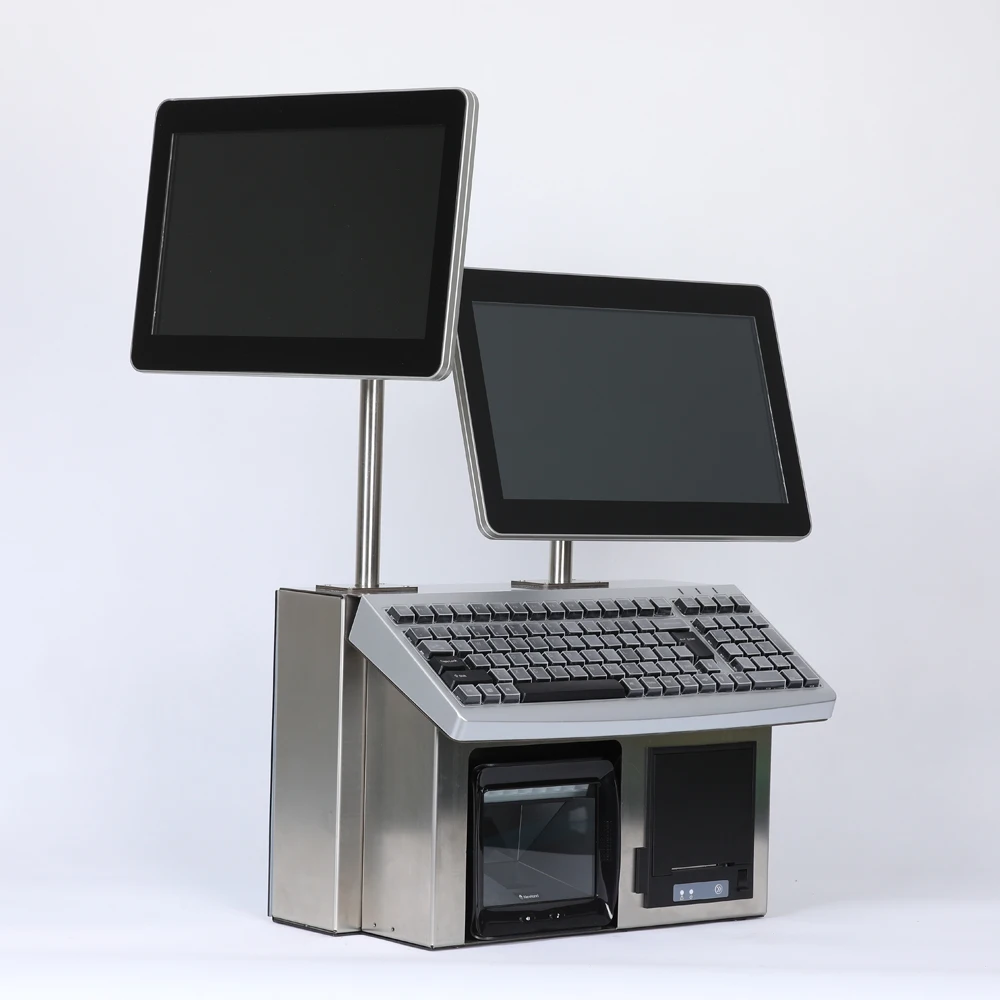 Windows 10 Pos Touch Screen Monitor Supermarket Restaurant Billing Machine Point of Sale Price