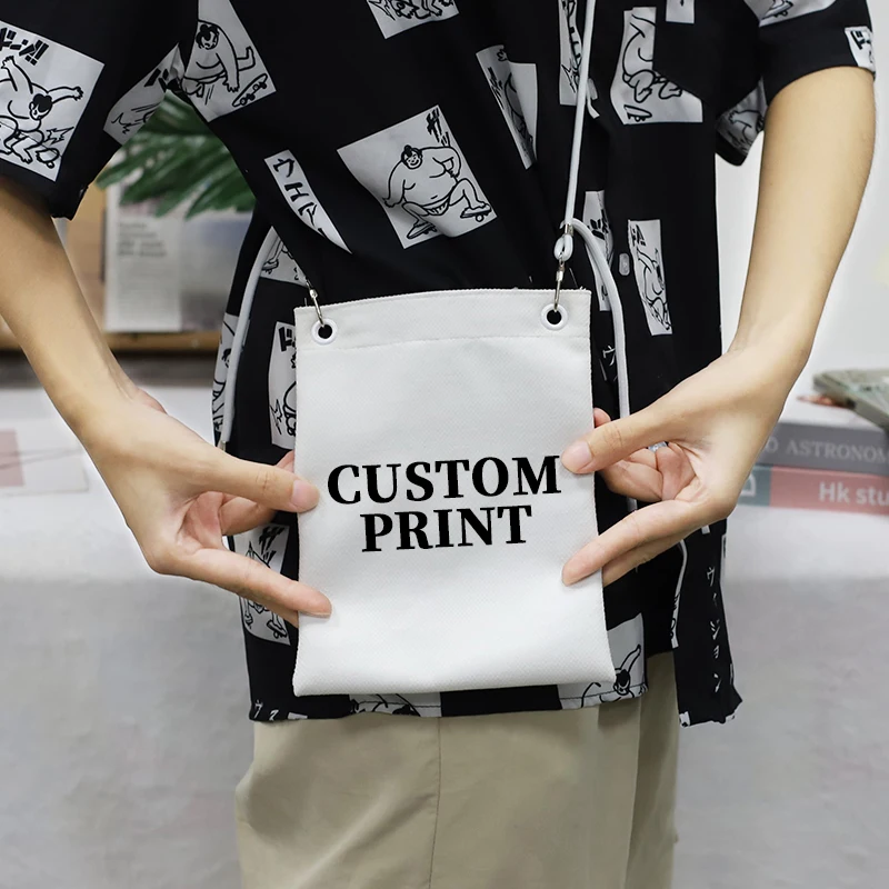 Ladies Phone Pouch Dry Bag Small Phone Bag Custom Design Cartoon Waist Phone Bag