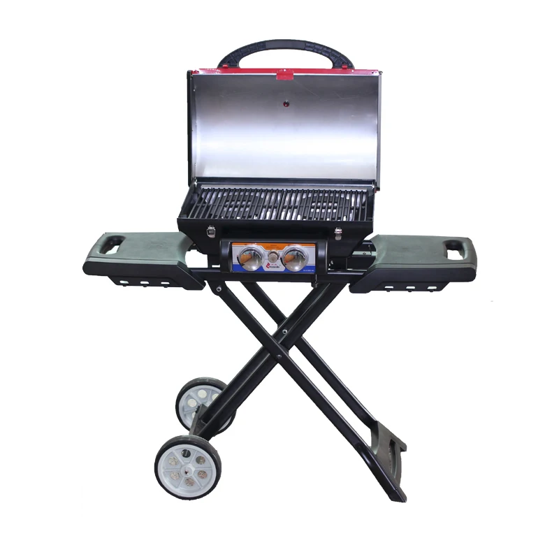 Outdoor camping travel Folding Mini Dual Fuel Camp Stove Portable Camping Gas Stove For Emergency Outdoor Equipment