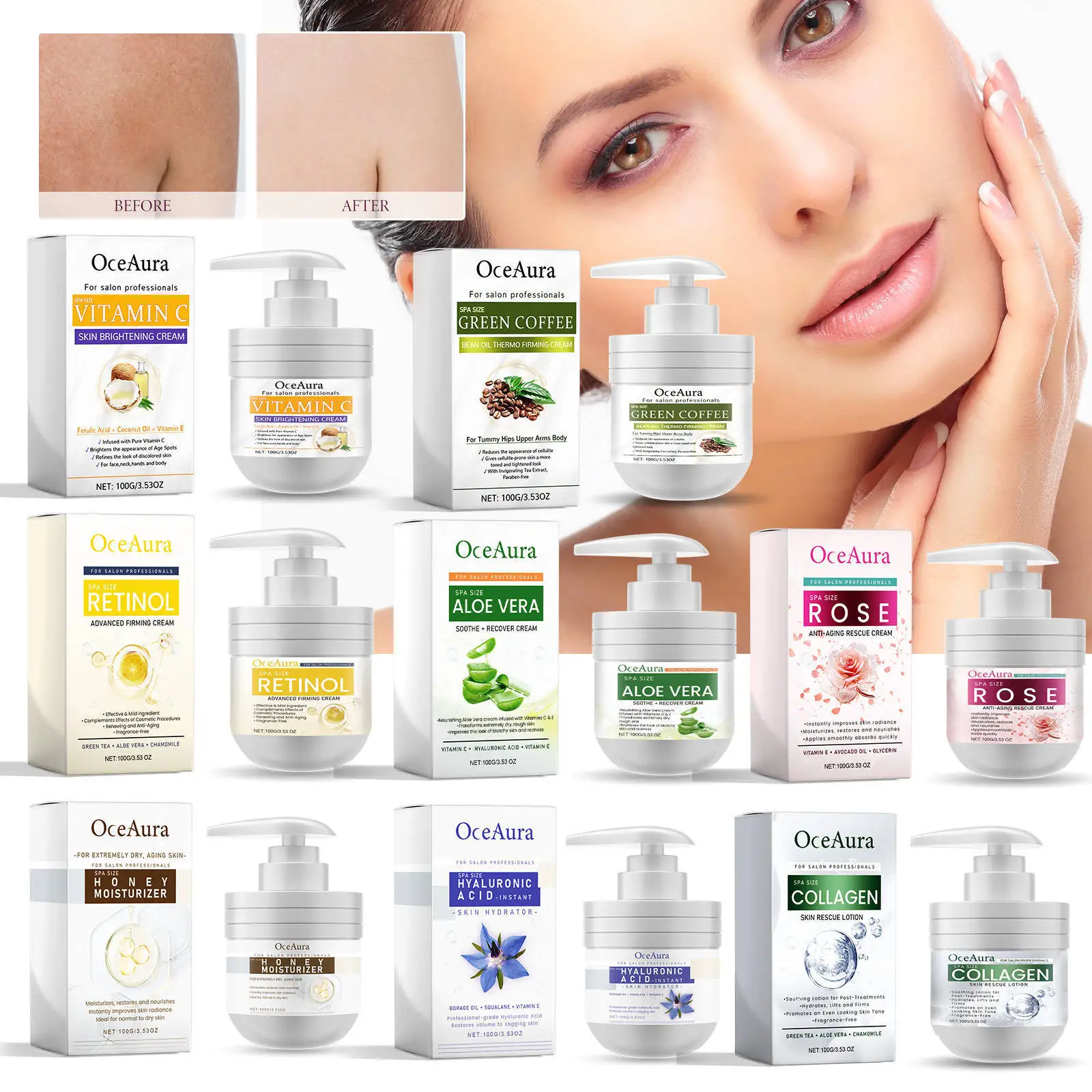 Emollient Body Cream Series Moisturizes Repairs Chicken Skin Prevents Dryness Smoothness Whitens Beautifies Skin Body Lotion