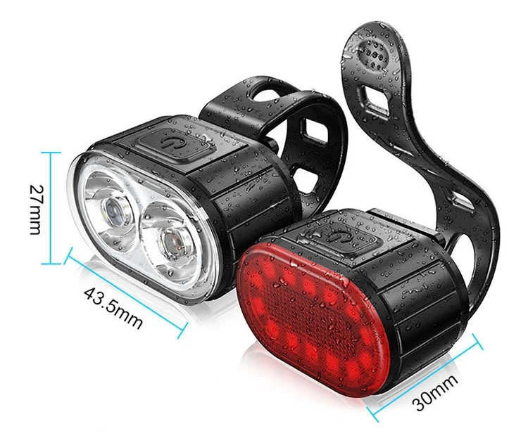 CEMOTO велосипедные аксессуары водонепроницаемый велосипедный фонарь для электровелосипеда портативный Перезаряжаемый от USB Комплект передних сигнальных фар велосипеда