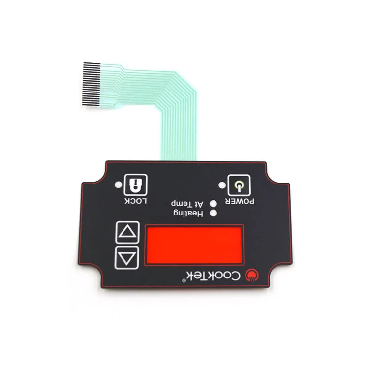 High quality LED Type rubber keypad push button keyboard electronic switches on off membrane switch