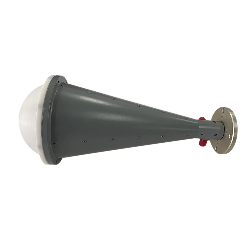 Широкодиапазонная 18-40 ГГц круговая поляризованная звуковая антенна с двойной поляризацией 10 Вт с высоким коэффициентом усиления для телекоммуникации