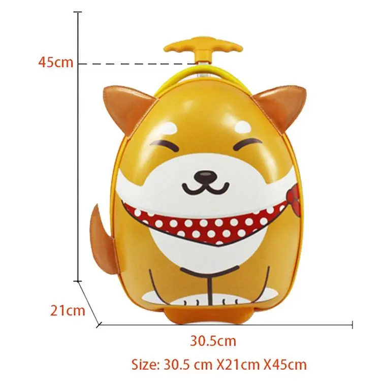 Stock Production On Sale 16 Inch Trolley Suitcase Travel Luggage Bag For Kids With Flash Wheels