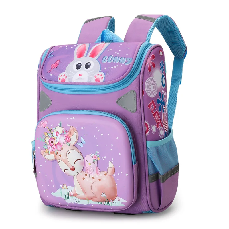 GM Factory Wholesale School Backpack Cartoon Printing Knapsack Rucksack Kids Boy Girl Pc Hard Shell Backpack For Children