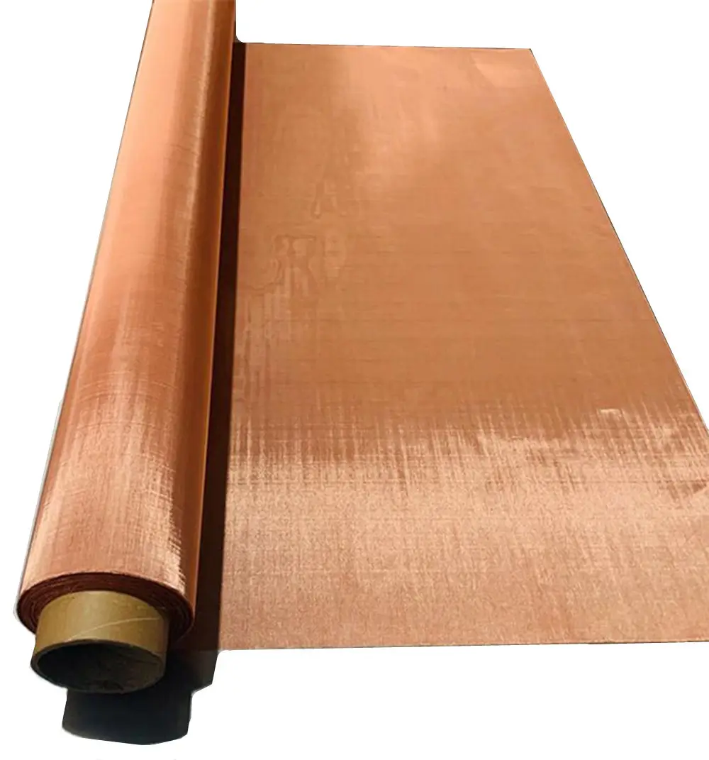 New Hospital Car Use Screen Coarse Dense Conductive Pure Copper Tube Sheet Metal Fabric