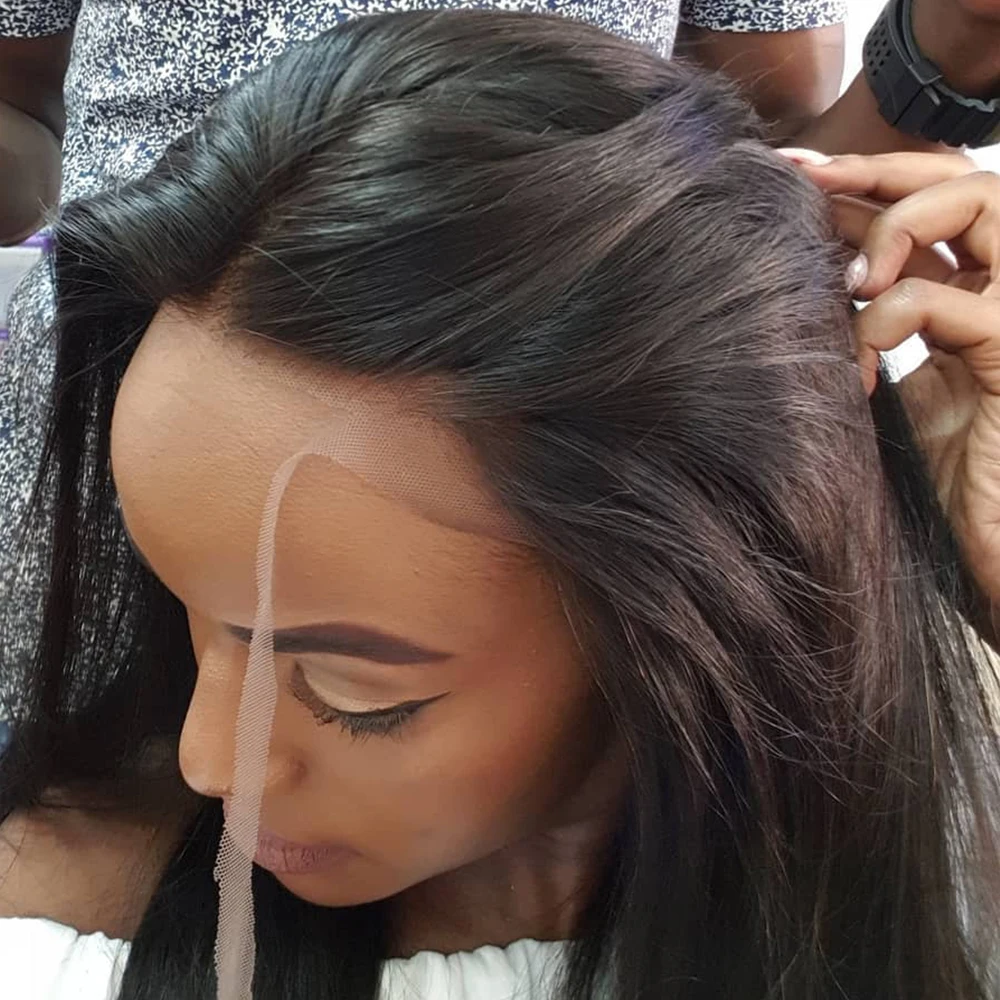 Natural Remy Wig Brazilian cuticle aligned hair HD full lace wig with baby hair lace front Wigs Human Hair  For Black Women