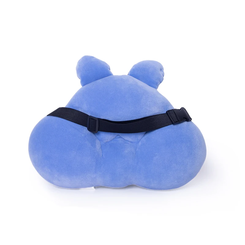 Bewalker office  college student bedside Cute pig big back  Foam Particle Filling   waist support lumbar cushion