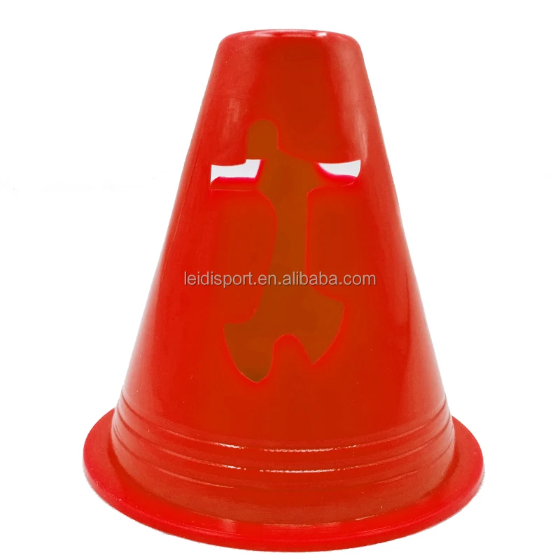 Colorful obstacle cone roller skating pile plastic roadblock small training cone