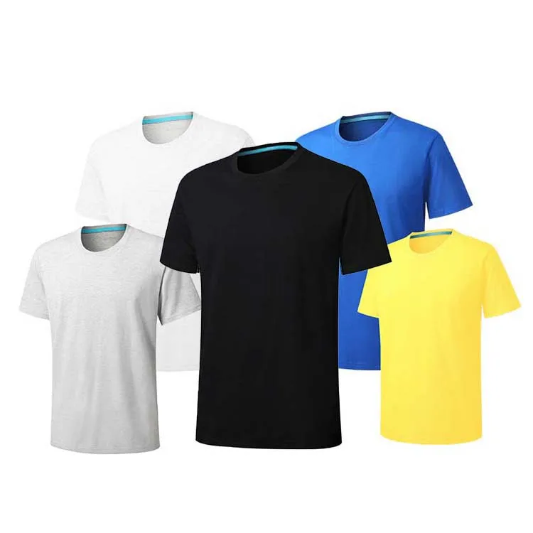 
custom mens 60% cotton 40% polyester white t-shirts 