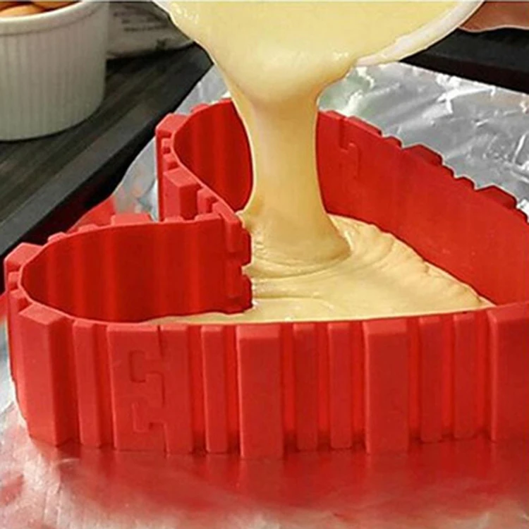 Customized Shape Handmade Nonstick Sustainable Reusable Silicone Molds for Cake Decorating