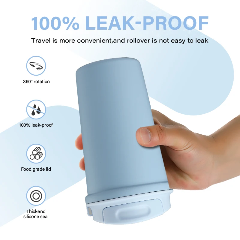 Stainless Steel  Insulated Coffee Cup Coffee Mug with Silicone Seal Leakproof Travel Mug for Hot and Cold Drinks