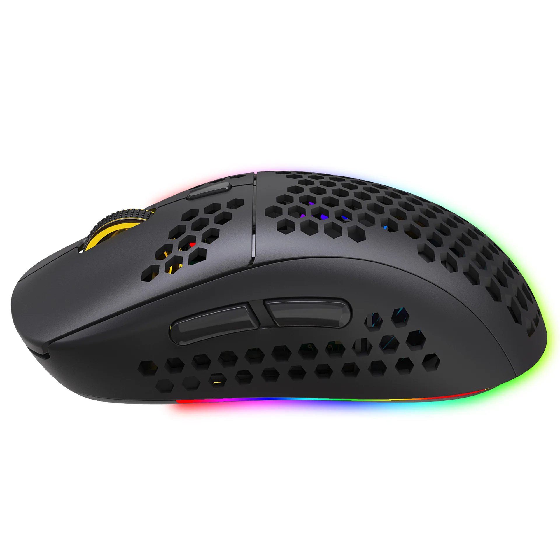 Hollow design 2.4GHz RGB lighting Wireless Gaming mouse 3600DPI built-in battery Rechargeable Computer Accessories Game Mouse