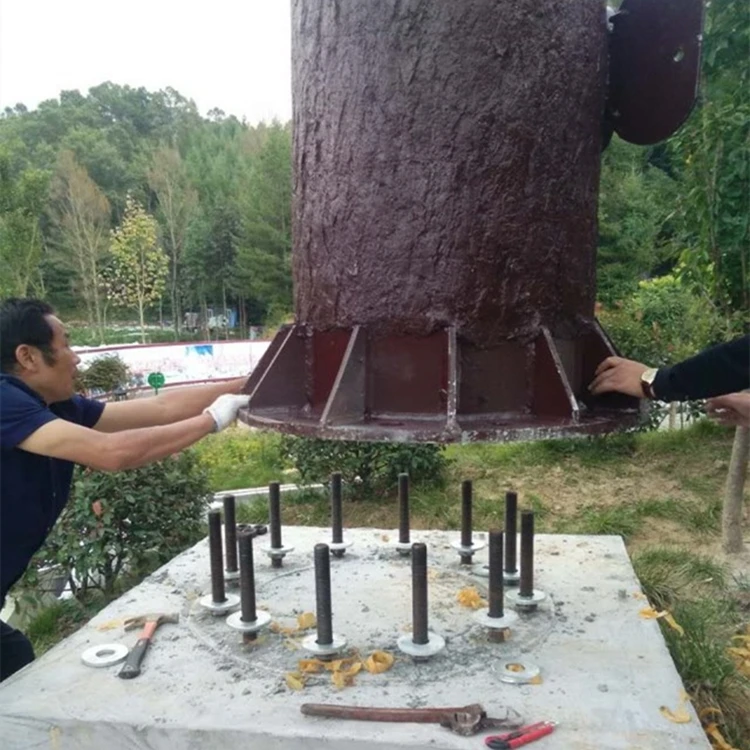 Structural design artificial plant ham Outdoor Cellular Communication Mast Camouflaged Tree Telecom Monopole Antenna Tower