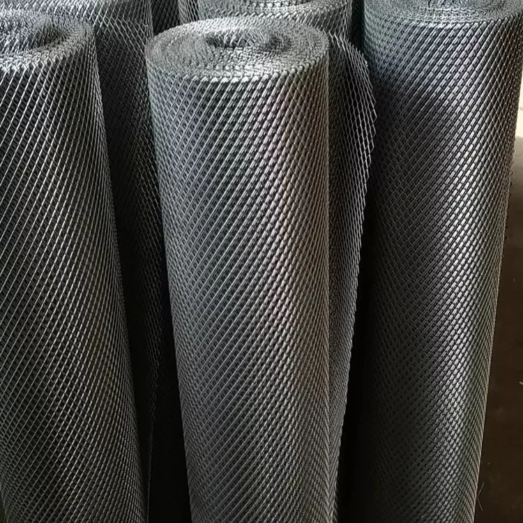 Colourful galvanized golden color expanded mesh diamond shape steel mesh