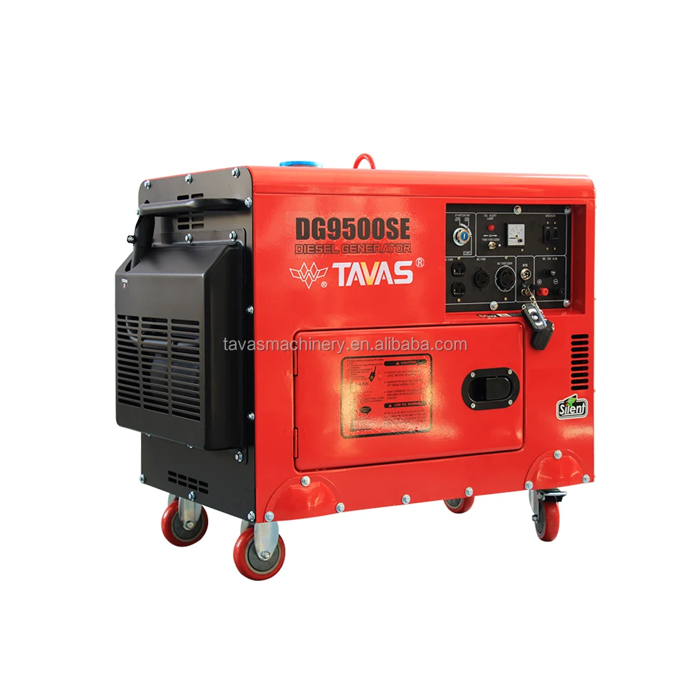 DG9500SE 8500 Вт 1/3 фазы Дистанционный старт дизельный генератор топливный