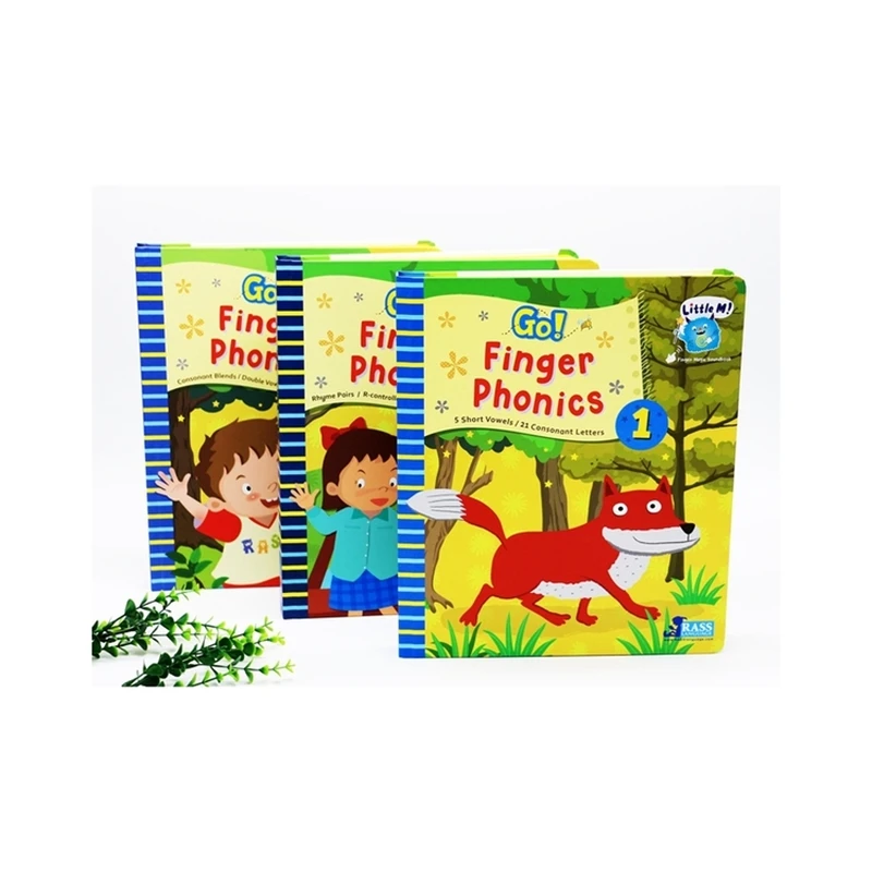 Wholesale Customised Kids Animal Button Touch Sound Book With Music Sound Three in One