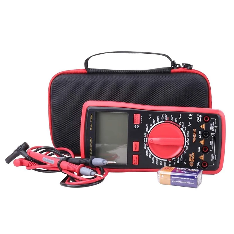 Custom rubber eva carrying case for electric tester multimeter practical dustproof multimeter digital hard case for AstroAI