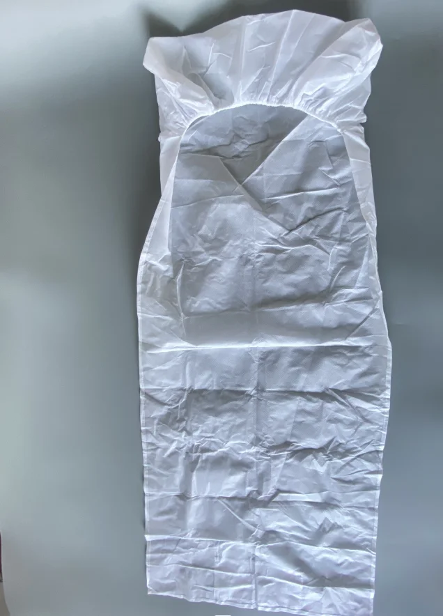 logo custom printed disposable non woven car airplane seat cover with armrest covers and tray table cover