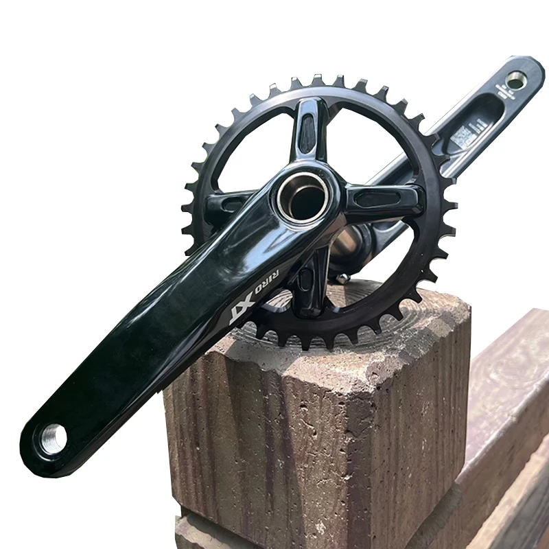 BUCKLOS mountain bike crank set 104BCD 32-38T 170 175mm ultra-light bicycle crank