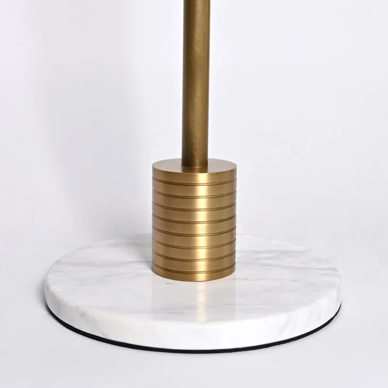 Classic Modern Simple Conical Fabric Lampshade Antique Brass Finish Table Light Living Room Reading Room Bedside Desk Table Lamp