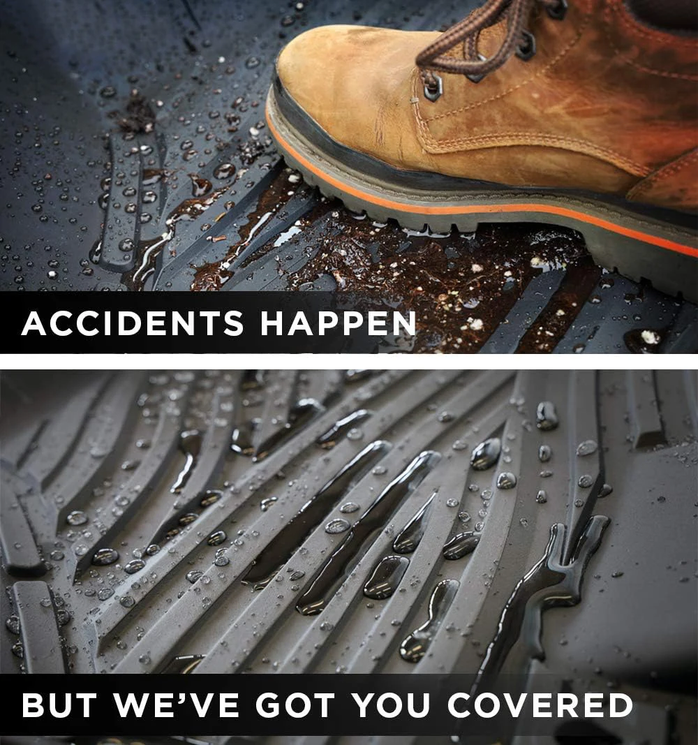 KSCAUTO TPE Truck Floor Mats for Ford F150 F-150 2015-2024