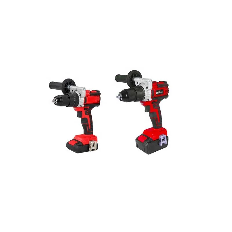 Big power impact tools 18V cordless brushless drill impact industrial using impact drill LED working light