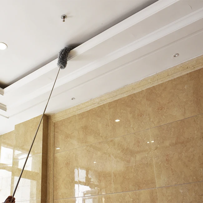 2022 г., модная щетка для чистки потолка с телескопической ручкой из нержавеющей стали