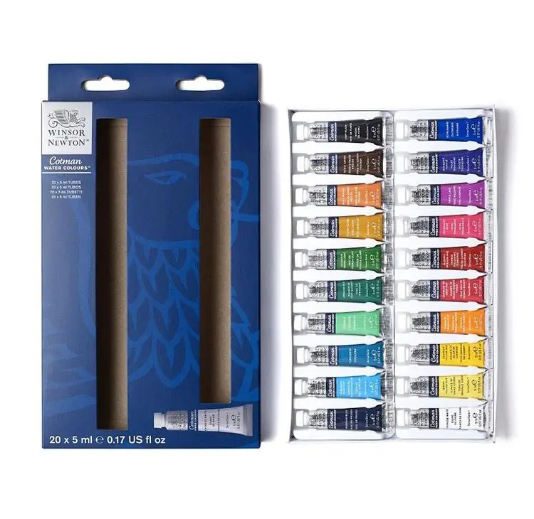 Winsor&Newton 10*5ml cotman watercolour set for artists and students
