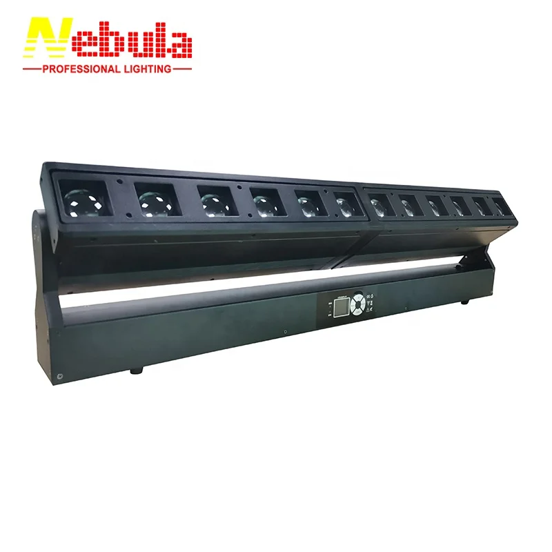 Hot 12*40W Beam Zoom Washing RGBW Color 4 in 1 LED Strip Bar Stage Lighting Moving Head Light