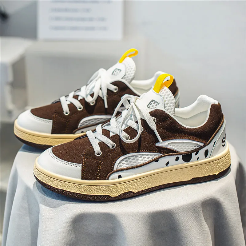 wholesale New design white skateboarding shoes casual walking style height increasing shoes elevator shoes invisible design