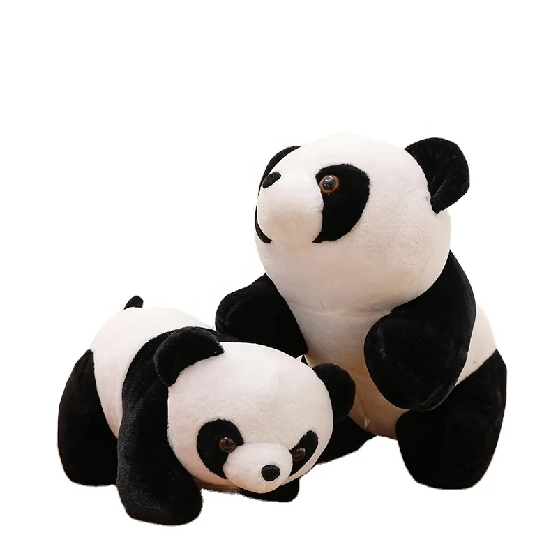 Panda Big Giant Panda Bear Plush Toys Soft Stuffed Animal Toys Cute Lying Panda Tiktok Hot Selling Baby Carton Unisex PP Cotton