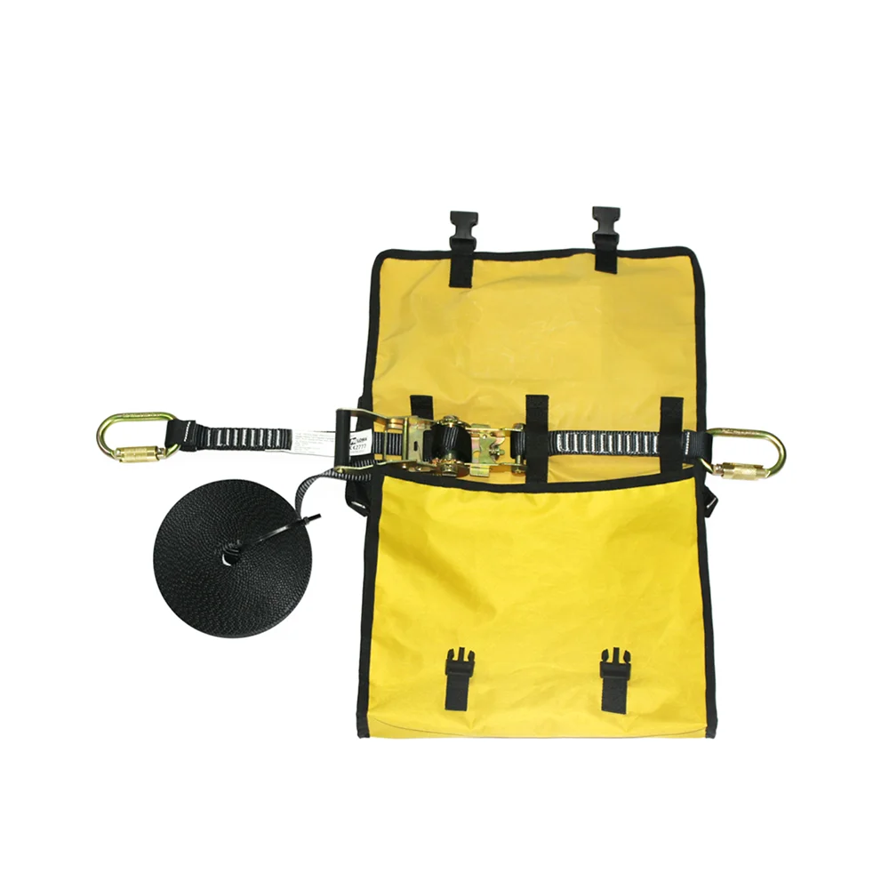 20M safety lifeline suitable for firefighting, water rescue, adventure Two-person horizontal lifeline